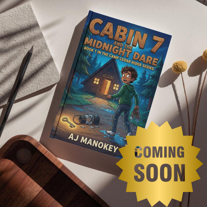 Faith-based middle grade adventure novel Camp Cedar Ridge Series Book 1 by AJ Manokey