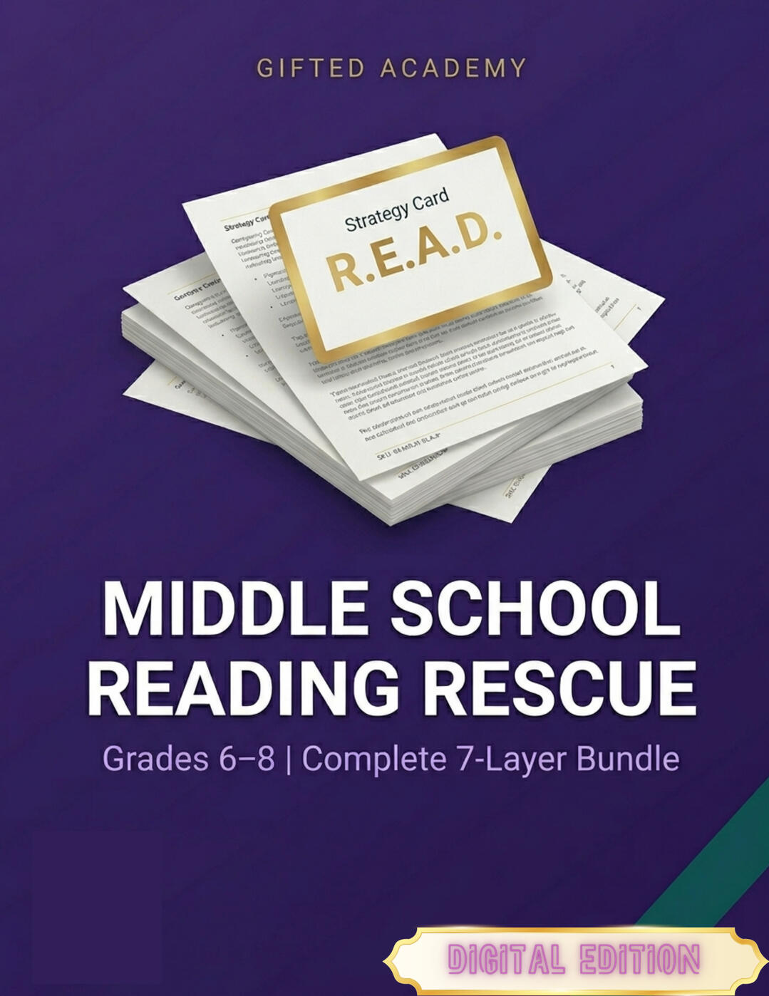 Middle School Reading Rescue Digital Edition